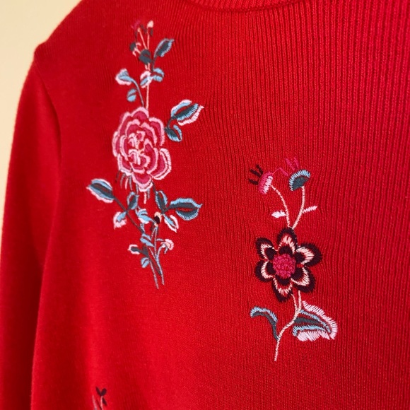 Topshop floral embroidered sweater - Picture 2 of 4